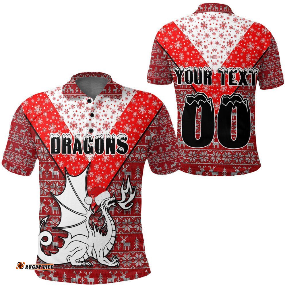 Custom Vibe Hoodie Clothing - St. George Illawarra Dragons Aboriginal Tattoo Polo Shirts Amazing Aussie