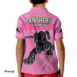 Panthers Proud Polo Shirt Back to Back Premiers 2022 Version Pink Amazing Aussie