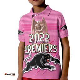 Panthers Proud Polo Shirt Back to Back Premiers 2022 Version Pink Amazing Aussie