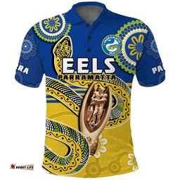 Eels Rugby Polo Shirt Parra 2022 Indigenous Proud Premiers Amazing Aussie