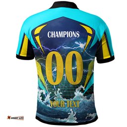 Eels Rugby Polo Shirt - Custom Final Series Champions Eels Rugby League Player And Number Polo Shirt Amazing Aussie