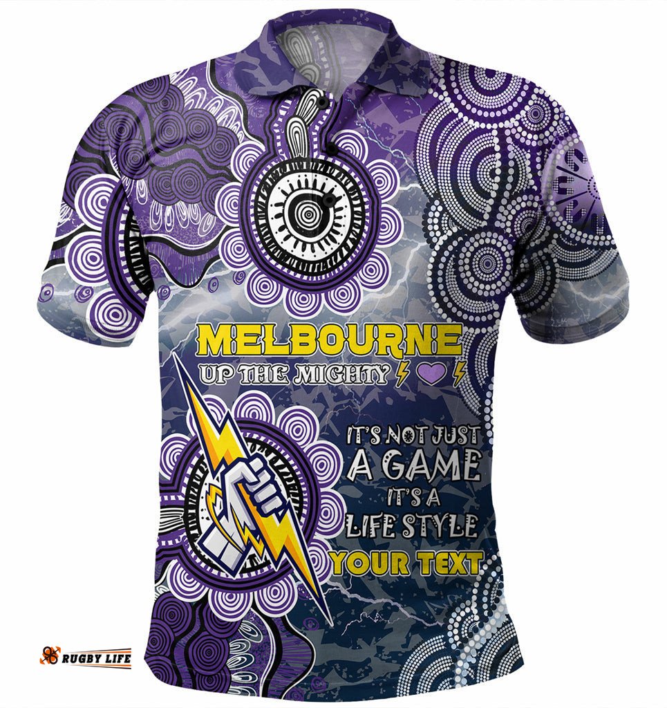Australia Melbourne Custom Polo Shirt - Up The Mighty Polo Shirt Amazing Aussie