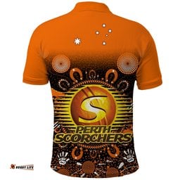 Perth Scorchers Polo Shirt Aboriginal Sunshine Amazing Aussie
