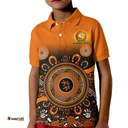 Perth Scorchers Polo Shirt Aboriginal Sunshine Amazing Aussie