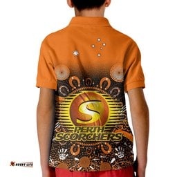 Perth Scorchers Polo Shirt Aboriginal Sunshine Amazing Aussie
