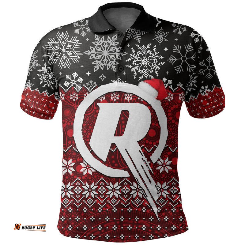 Melbourne Renegades Christmas 2022 Polo Shirt Cricket Amazing Aussie