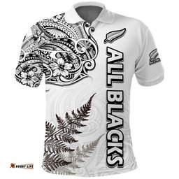 Custom Personalised New Zealand Silver Fern Rugby Polo Shirt Maori Ethics Style Amazing Aussie