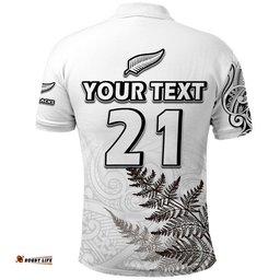 Custom Personalised New Zealand Silver Fern Rugby Polo Shirt Maori Ethics Style Amazing Aussie
