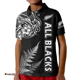 Custom Personalised New Zealand Silver Fern Rugby Polo Shirt Maori Ethics Style Amazing Aussie