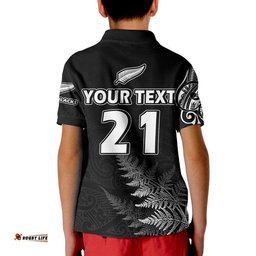 Custom Personalised New Zealand Silver Fern Rugby Polo Shirt Maori Ethics Style Amazing Aussie