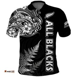 Custom Personalised New Zealand Silver Fern Rugby Polo Shirt Maori Ethics Style Amazing Aussie