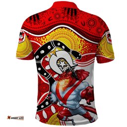 Dragons Mascot NRL Polo Shirt NAIDOC