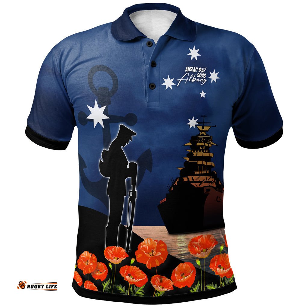 Custom Australia Royal Navy Polo Shirt - Australian Navy Anzac Blue Amazing Aussie