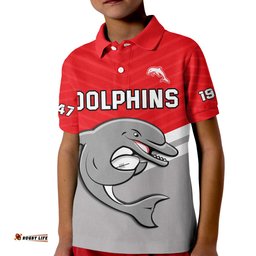 Dolphins Rugby Polo Shirt Sporty Style Ver.02 Amazing Aussie