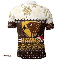 Hawks Polo Shirt Christmas 2022 Amazing Aussie