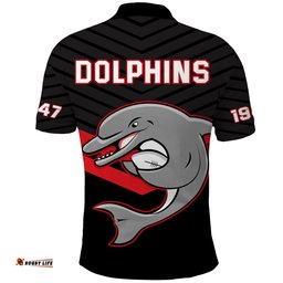 Dolphins Rugby Polo Shirt Sporty Style Ver.03 Amazing Aussie