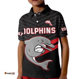 Dolphins Rugby Polo Shirt Sporty Style Ver.03 Amazing Aussie