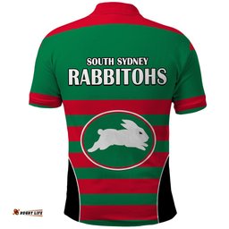 NRL Rabbitohs Rugby Polo Shirt Simple Style 2023