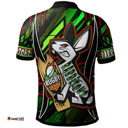 Rabbitohs Rugby Polo Shirt - Custom Rabbitohs League Final Series Champions Personalised Name And Number Polo Shirt Amazing Aussie