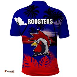 NRL Roosters Polo Shirt Summer Vibe Style