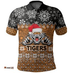 Tigers Rugby Polo Shirt Christmas 2022 Amazing Aussie