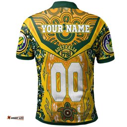 Australian Rugby Sevens Men's Squad Unisex Polo Shirt - Custom Aussie 7s Arcade Patterns With Aboriginal Turtles Polo Shirt Amazing Aussie