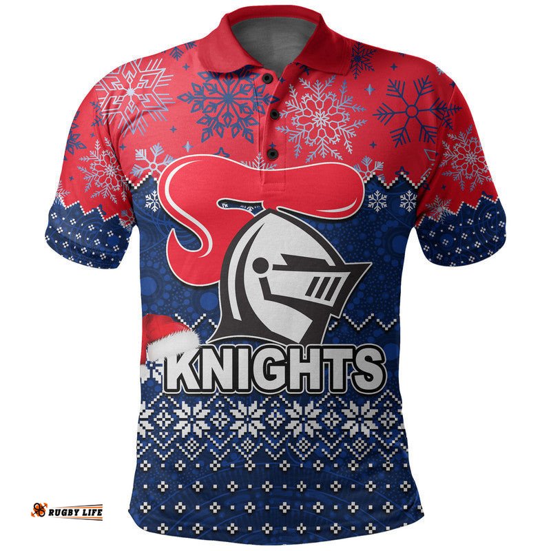 Knights Rugby Polo Shirt Christmas 2022 Amazing Aussie