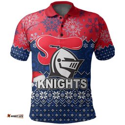 Knights Rugby Polo Shirt Christmas 2022 Amazing Aussie