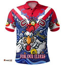 Australia East of Sydney Naidoc Week Custom Polo Shirt - For Our Elders Home Jersey Polo Shirt Amazing Aussie