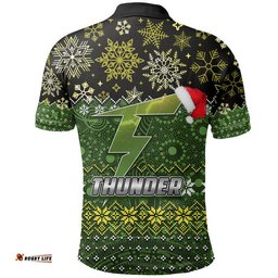 Sydney Thunder Christmas 2022 Polo Shirt Cricket Amazing Aussie