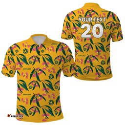 Custom Aussie Matildas Polo Shirt Football Australia 2023 Silver Princess Unique
