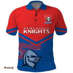 Personalised Newcastle Knights Rugby Polo Shirt Novocastrians Sporty Style