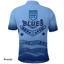 New South Wales Blues Aboriginal Indigenous Polo Shirt