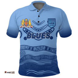 New South Wales Blues Aboriginal Indigenous Polo Shirt