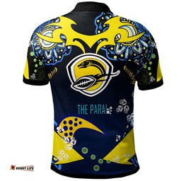 Eels Rugby Polo Shirt - Custom Personalised Eels "All You Got, All The Time" Aboriginal Player And Number Polo Shirt Amazing Aussie