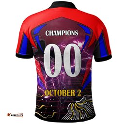 Roosters Rugby Polo Shirt - Custom Final Series Champions Roosters Rugby League Player And Number Polo Shirt Amazing Aussie