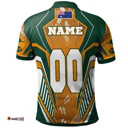 Wallabies Rugby Championship Polo Shirt - Custom Wallabies Super Squad Sport Style Aboriginal Polo Shirt Amazing Aussie
