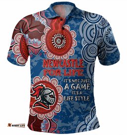 Australia Newcastle Custom Polo Shirt - Bound Together Polo Shirt Amazing Aussie