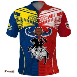 Custom NRL Cowboys Combine Dragon Rugby Polo Shirt Sporty Style