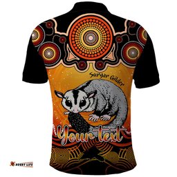 Personalised Australia Gemini Sugar Gilder Zodiac Polo Shirt Auz Astrology Aboriginal - Red