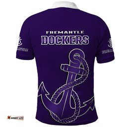 Fremantle Dockers Football 2023 Polo Shirt Go Freo Sporty Version 01