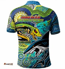 Australia Parramatta Vs Cronulla CustomPolo Shirt - The Best of The Best Polo Ahirt Amazing Aussie
