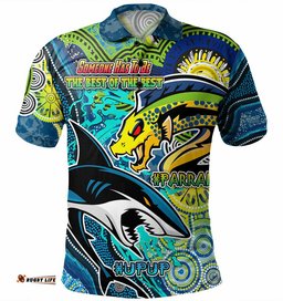Australia Parramatta Vs Cronulla CustomPolo Shirt - The Best of The Best Polo Ahirt Amazing Aussie
