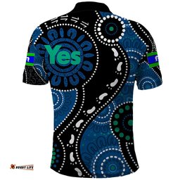Australia Indigenous Polo Shirt Vote Yes Aboriginal Torres Strait