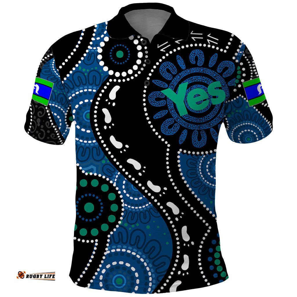Australia Indigenous Polo Shirt Vote Yes Aboriginal Torres Strait