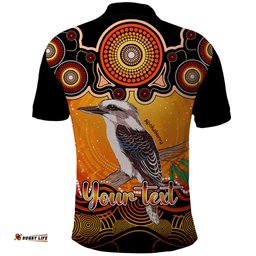 Personalised Australia Sagittarius Kookaburra Zodiac Polo Shirt Auz Astrology Aboriginal - Red