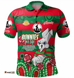 Australia South of Sydney Anzac Day Custom Polo Shirt - Bunnies For Life Anzac Quotes Polo Shirt Amazing Aussie