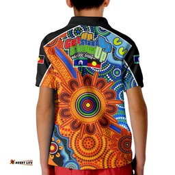 NAIDOC Week 2022 Polo Shirt Aboriginal and Torres Strait Islander Together Amazing Aussie