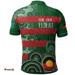 Australia South Sydney NAIDOC Week 2023 Polo Shirt - Custom For Our Elders Polo Shirt Amazing Aussie