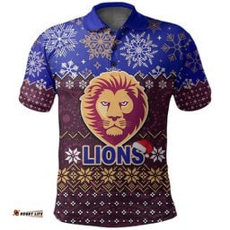 Lions Polo Shirt Christmas 2022 Amazing Aussie